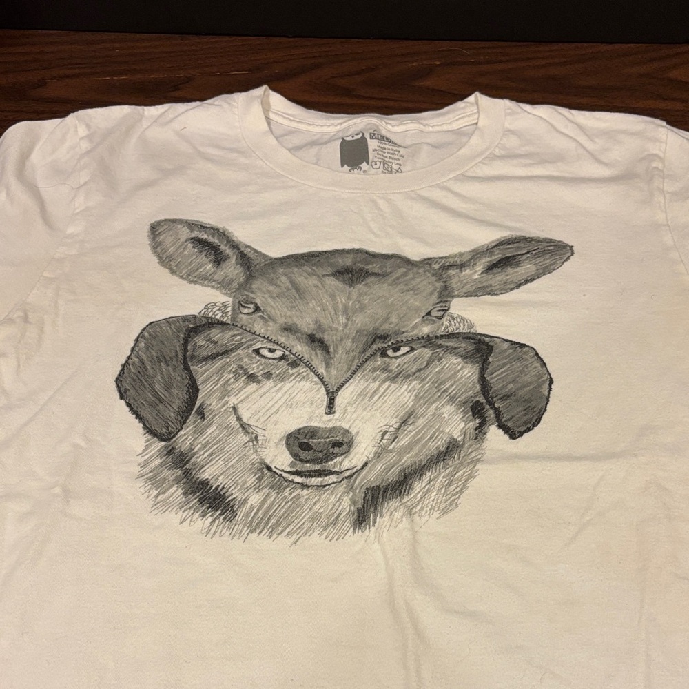 Designer Graphic Tee sheep in wolf clothing